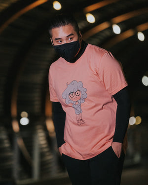 Pebbles Mascot Tee (Peach)